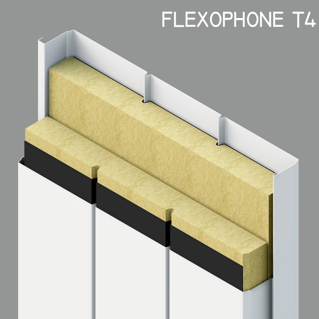 pannello fonoisolante e fonoassorbente FLEXOPHONE