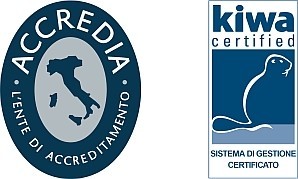 logo Accredia e Kiwa Certified